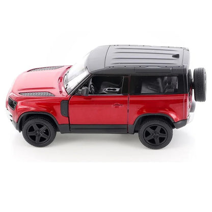 KiNSMART KT5428W Land Rover Defender 90 – 1:36 Scale Die-Cast Model Toy Car - Red - Jaiman Toys