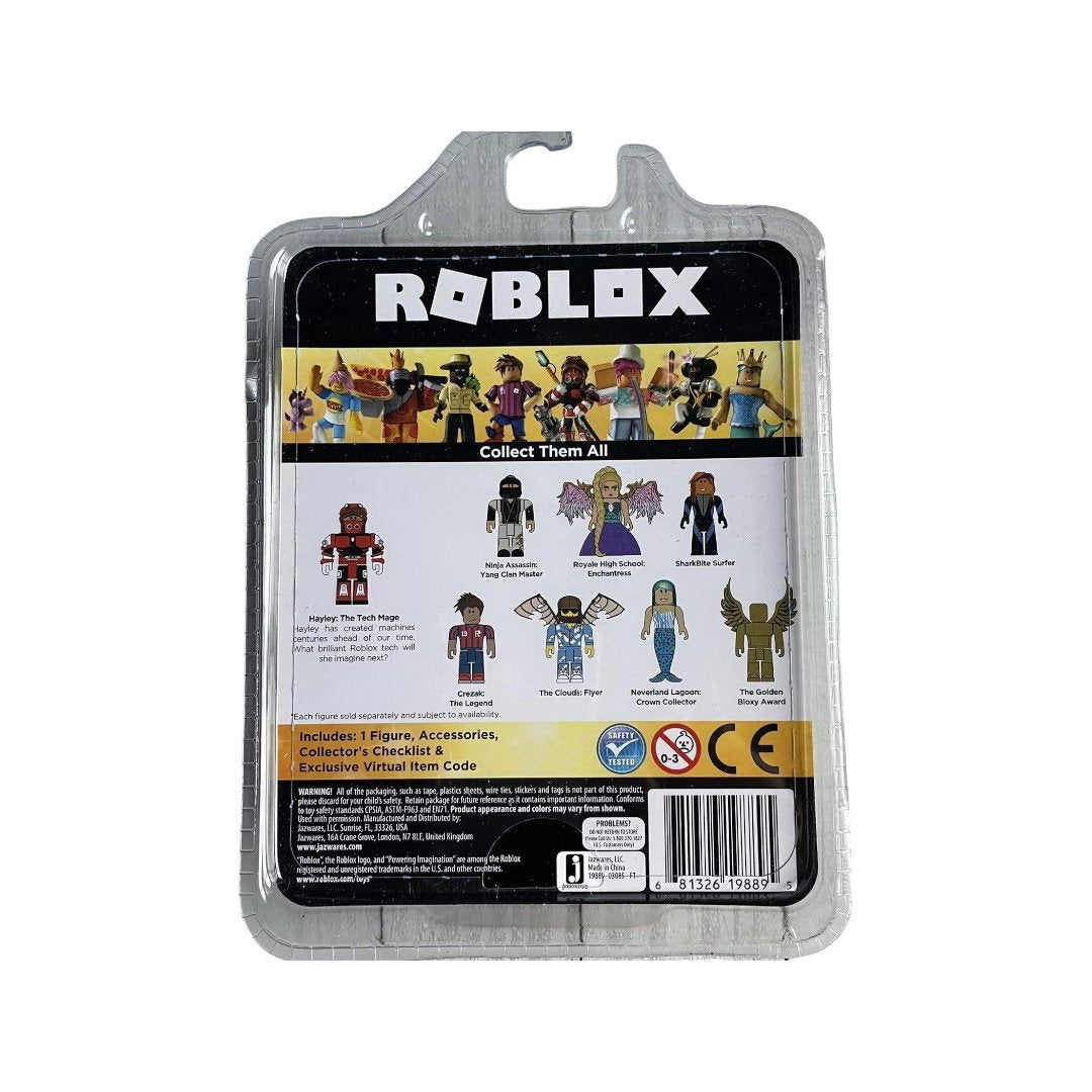 Roblox Hayley: The Tech Mage Action Figure Pack with Exclusive Virtual Item