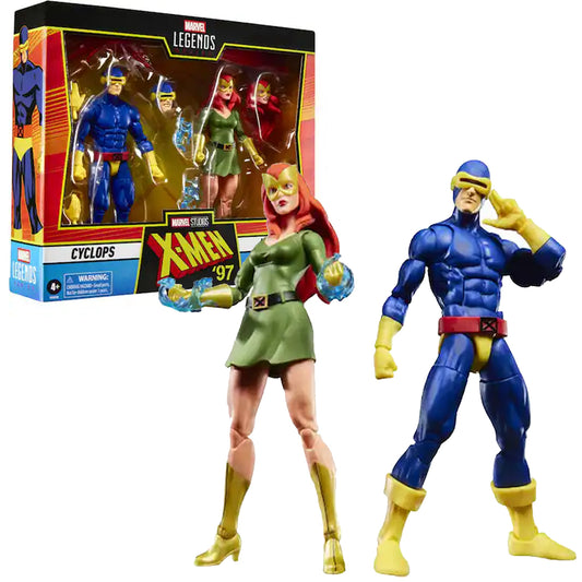 Hasbro Marvel Legends X-Men ’97 Cyclops & Jean Grey Action Figure 2-Pack | Hasbro | 6-Inch Collectibles