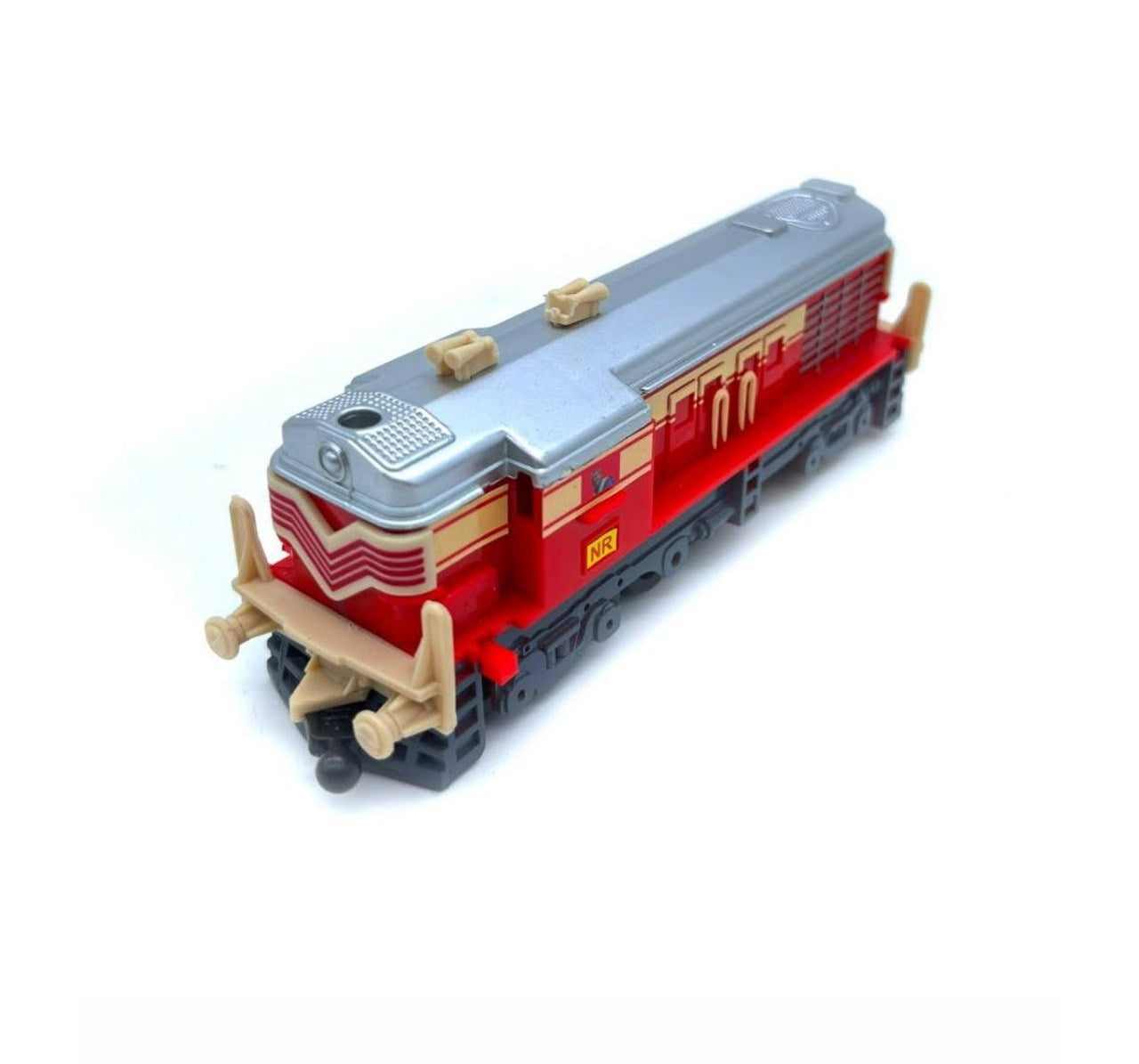 Centy 13-Piece Battery-Operated Indian Mini Passenger Train Set with 3-Piece Train, 10-Piece Track & High-Speed Engine for Kids 3+