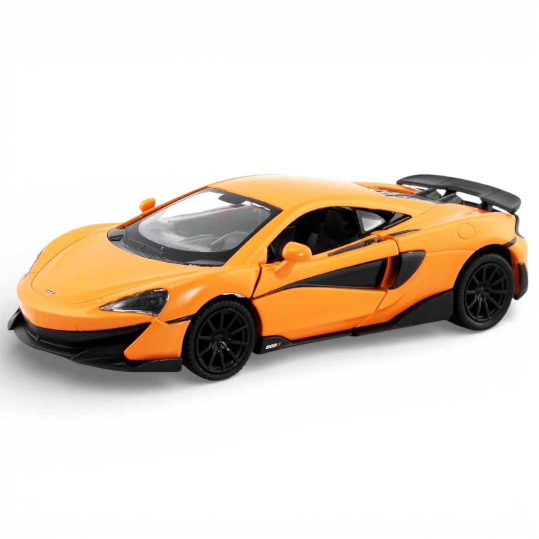 RMZ City 1:36 McLaren 600LT Diecast Car Model – Blue | Openable Doors, Sound & Light