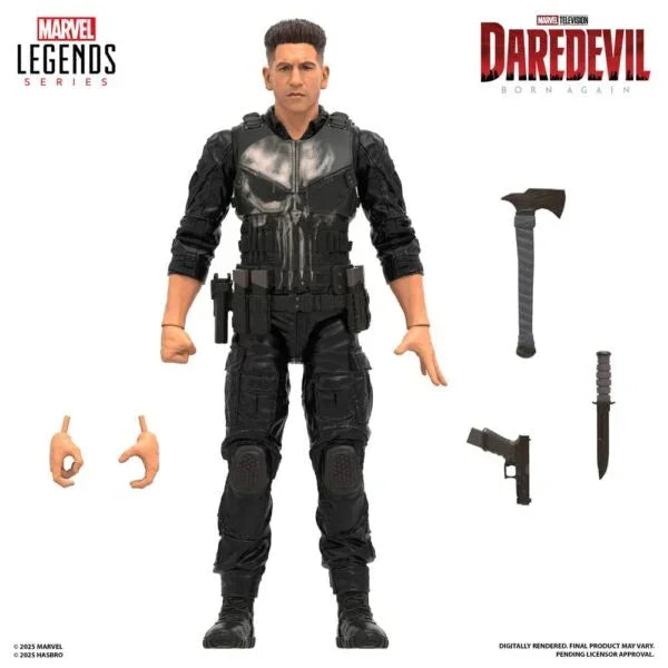 Marvel Legends Daredevil: Born Again Action Figure – Punisher | 6-Inch Collectible Figure