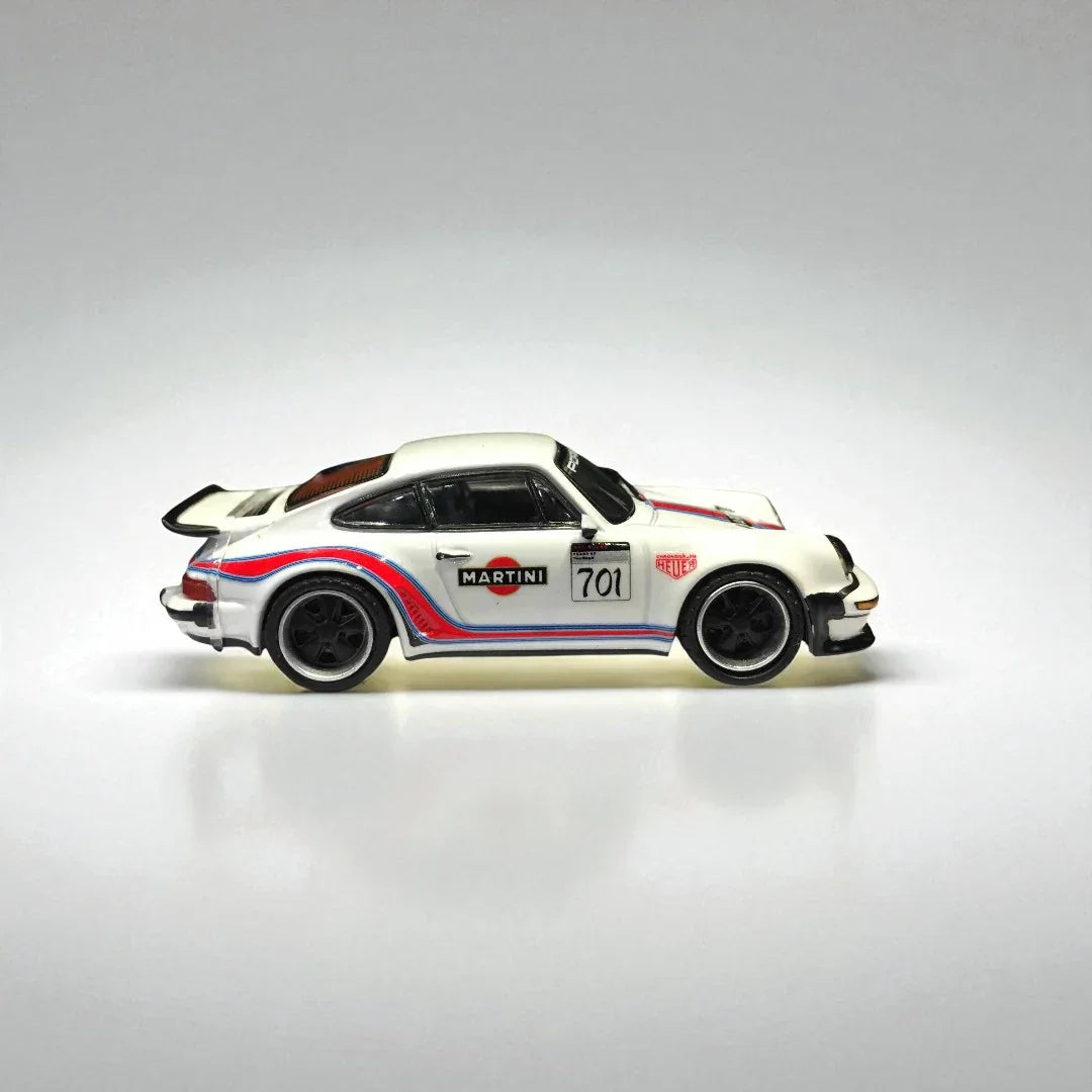 Rhino Model 1:64 Scale Porsche 911 Martini Racing Turbo Martini Diecast Model Car - Jaiman Toys