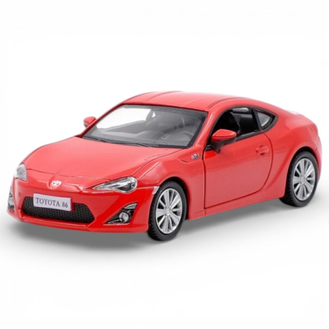 RMZ City 1:36 Toyota 86 Diecast Car Model – Opening Doors, Realistic Interior (Red & White Variants)