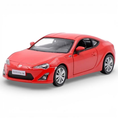 RMZ City 1:36 Toyota 86 Diecast Car Model – Opening Doors, Realistic Interior (Red & White Variants)