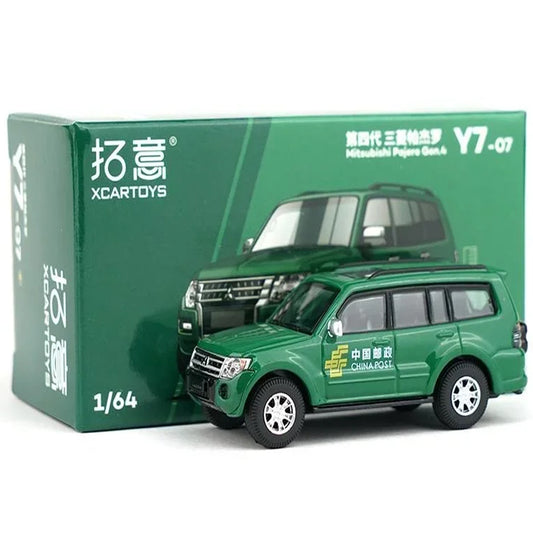 XCARTOYS 1:64 Mitsubishi Pajero China Post Y7-07 | Diecast SUV Model | Collector Edition