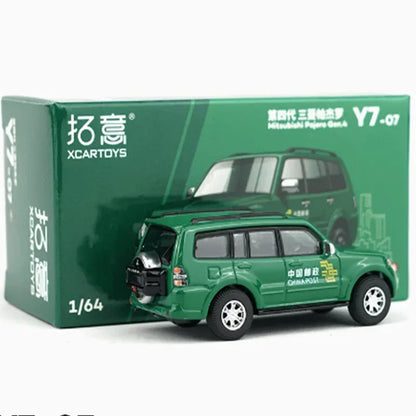 XCARTOYS 1:64 Mitsubishi Pajero China Post Y7-07 | Diecast SUV Model | Collector Edition