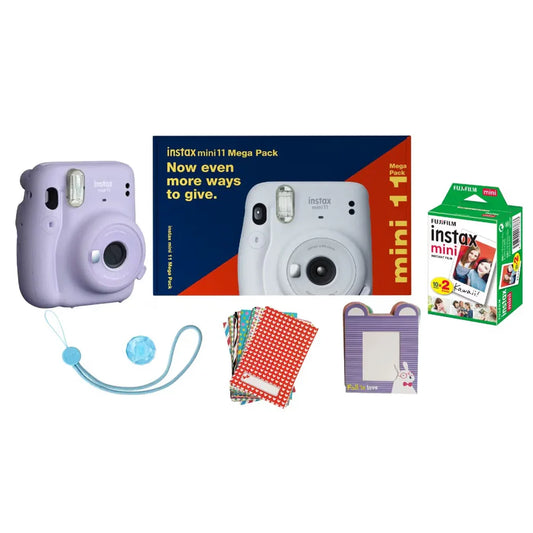 Fujifilm Instax Mini 11 Mega Pack (Purple) - Jaiman Toys