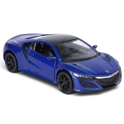 RMZ City Honda NSX 1:32 Scale Die-Cast Model Car –  Collectible Japanese Supercar with 2 Colour Variants, Opening Doors, Pull-Back Actio