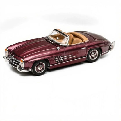 GFCC 1:64 1960 Mercedes-Benz 300SL Roadster Red Diecast Model Car