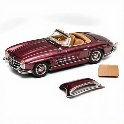 GFCC 1:64 1960 Mercedes-Benz 300SL Roadster Red Diecast Model Car