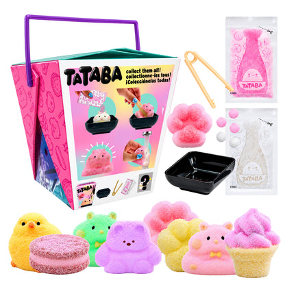 Tataba DIY Flocking Squishy Blind Box – Cute Collectible Mystery Character Toy & Creative Craft Kit for Kids Ages 3+
