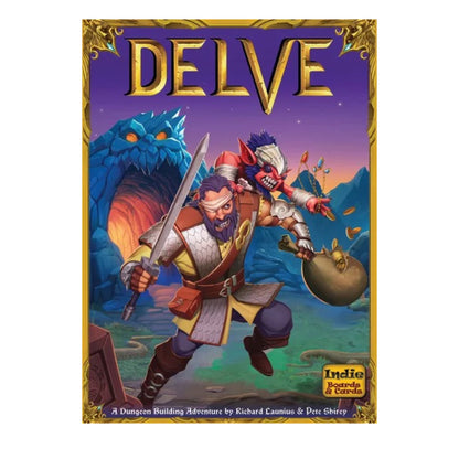 Delve Board Game by Indie Boards & Cards | Fantasy Dungeon-Building Adventure Strategy Game | Explore Dungeons, Battle Monsters & Collect Treasure