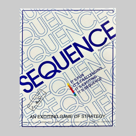 (Damaged Box) Sequence Board Game – Original Classic Strategy Game for 2 to 12 Players | Family & Party Board Game