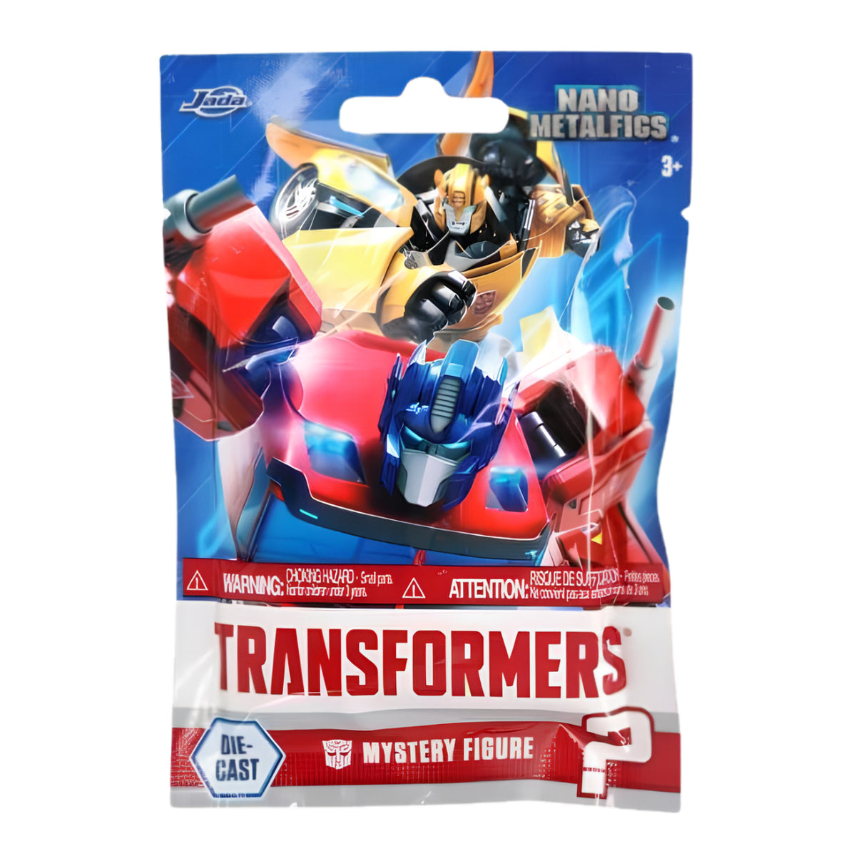 Jada Nano Metalfigs Transformers Mystery Figure Blind Bag | Die-Cast Mini Collectible Mystery Toy