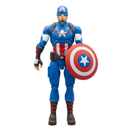ZD Toys Marvel Avengers Captain America 9 Inch Action Figure with Shield – Collectible Superhero Display Toy
