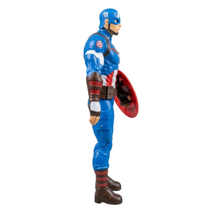 ZD Toys Marvel Avengers Captain America 9 Inch Action Figure with Shield – Collectible Superhero Display Toy