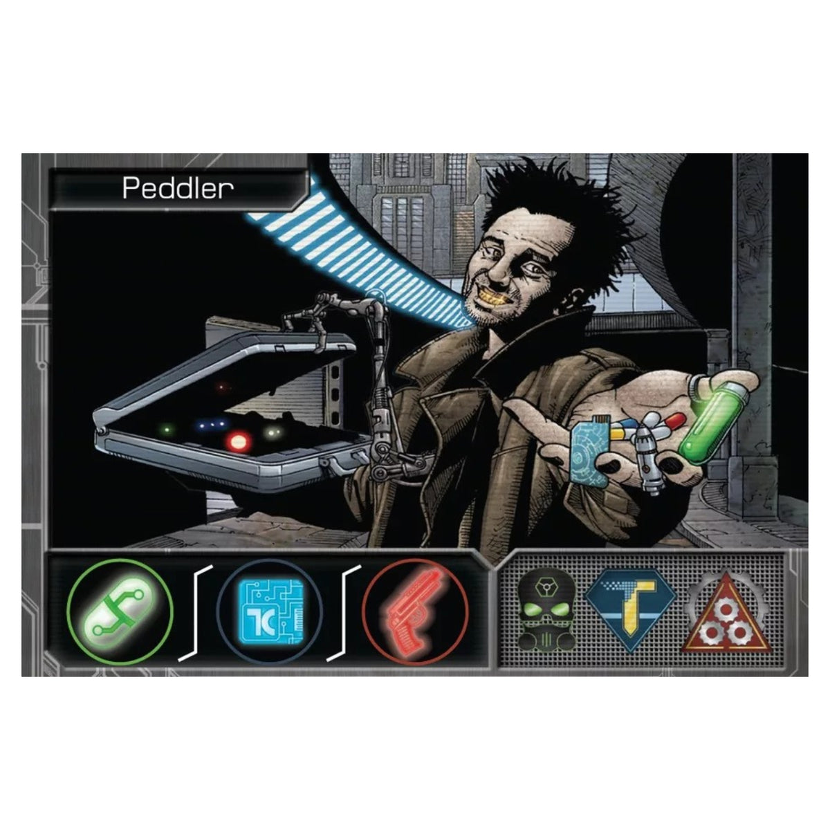 Mercury Games Infamy Strategy Board Game by Travis R. Chance | Auction, Bidding & Worker Placement Sci-Fi Game | 3–4 Players | 60 Min | Ages 13+
