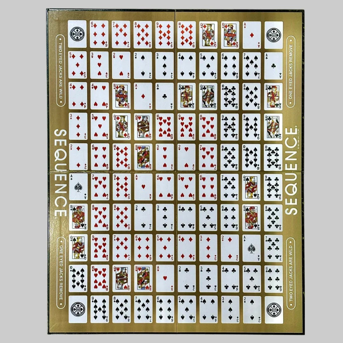 (Damaged Box) Sequence Board Game – Original Classic Strategy Game for 2 to 12 Players | Family & Party Board Game