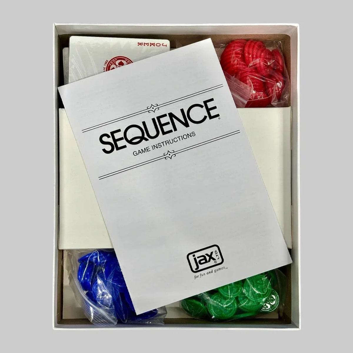 (Damaged Box) Sequence Board Game – Original Classic Strategy Game for 2 to 12 Players | Family & Party Board Game