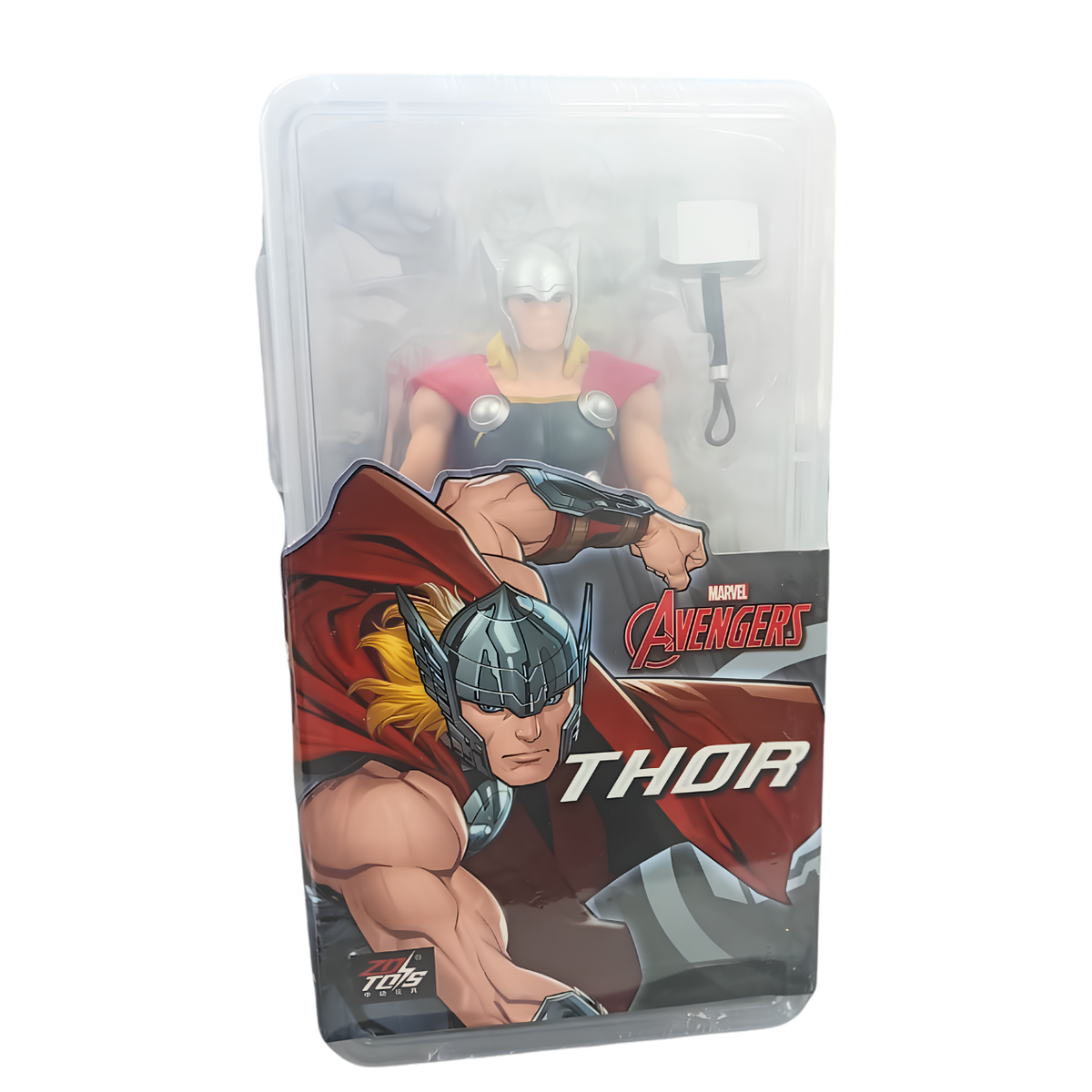 ZD Toys Marvel Avengers Thor 9 Inch Action Figure with Hammer – Superhero Collectible Toy for Kids & Fans
