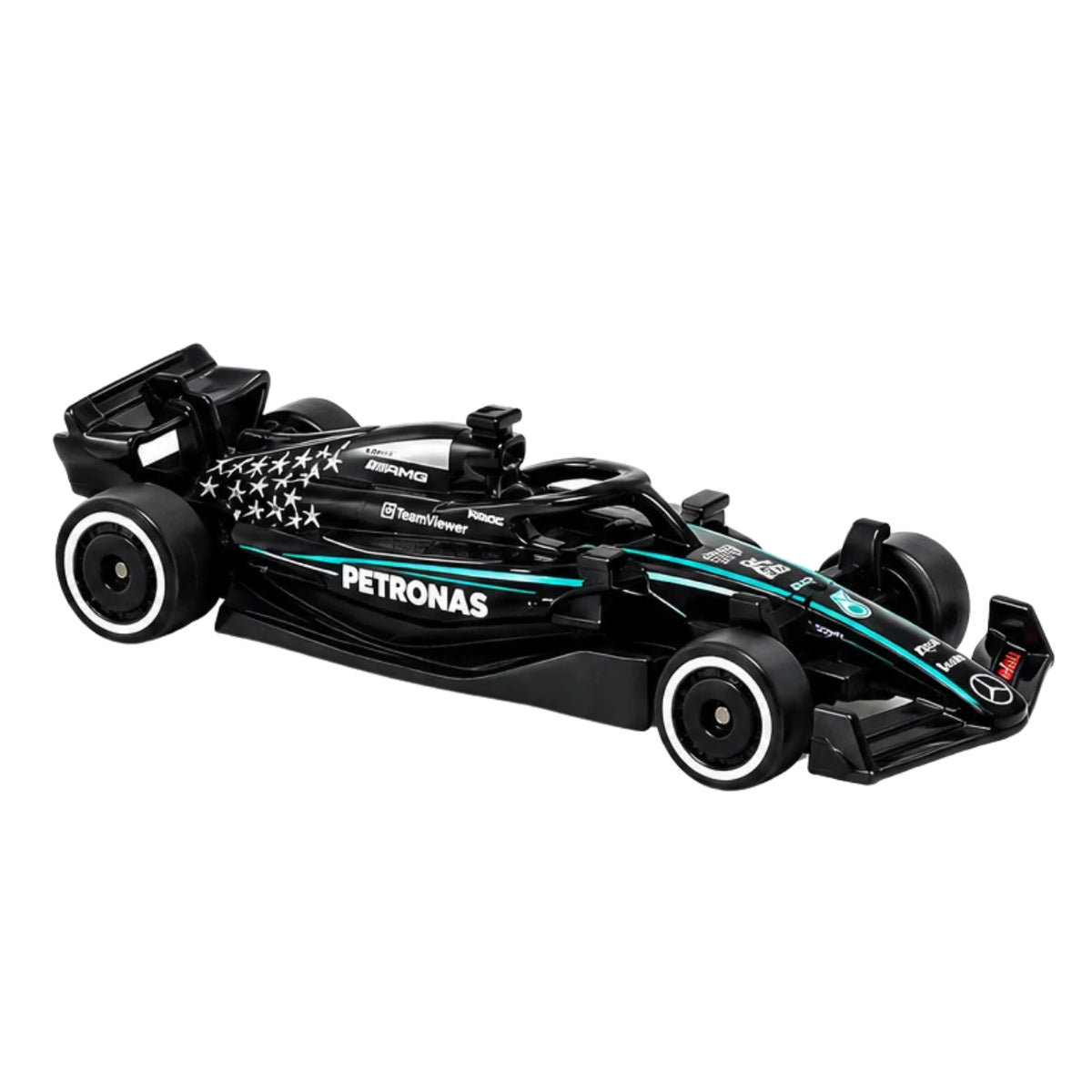 Hot Wheels Formula 1 2025 JKG12 (01806) Pack of 5 Diecast Racing Cars 1:64 Scale – Red Bull, Mercedes, Alpine, Haas & Williams F1 Collectible Toy Cars