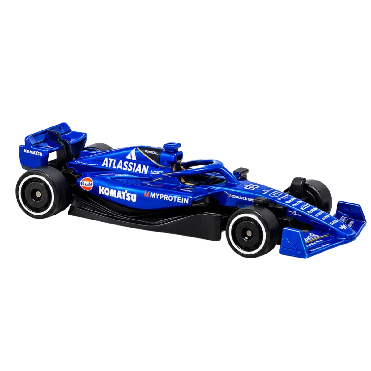 Hot Wheels Formula 1 2025 JKG12 (01806) Pack of 5 Diecast Racing Cars 1:64 Scale – Red Bull, Mercedes, Alpine, Haas & Williams F1 Collectible Toy Cars