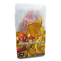 ZD Toys Marvel Spider-Man Iron Spider 9 Inch Action Figure – Red & Gold Superhero Collectible Display Figure