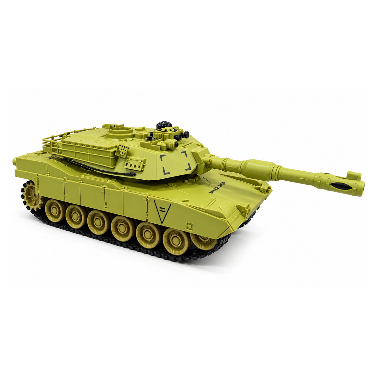 ZEGAN M1A2 99803 1:28 Scale Remote Control Military Battle Tank with Interactive IR Battle System, 10 Channel RC Tank Toy – Green