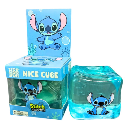 Stitch Squarepants Nice Cube Squishy Toy for Kids – Soft Squeeze Stress Relief Sensory Fidget Toy, Cute Cartoon Squishy Cube for Relaxation, Party Favour & Gift – Random Colour/Design, 1 Pc