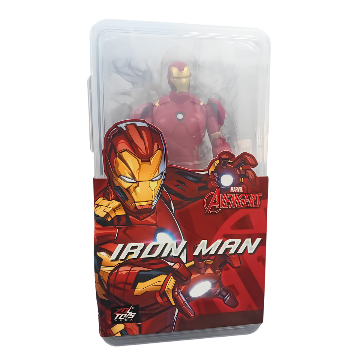 ZD Toys Marvel Avengers Iron Man 9 Inch Action Figure – Red & Gold Superhero Collectible Model Toy for Kids & Fans