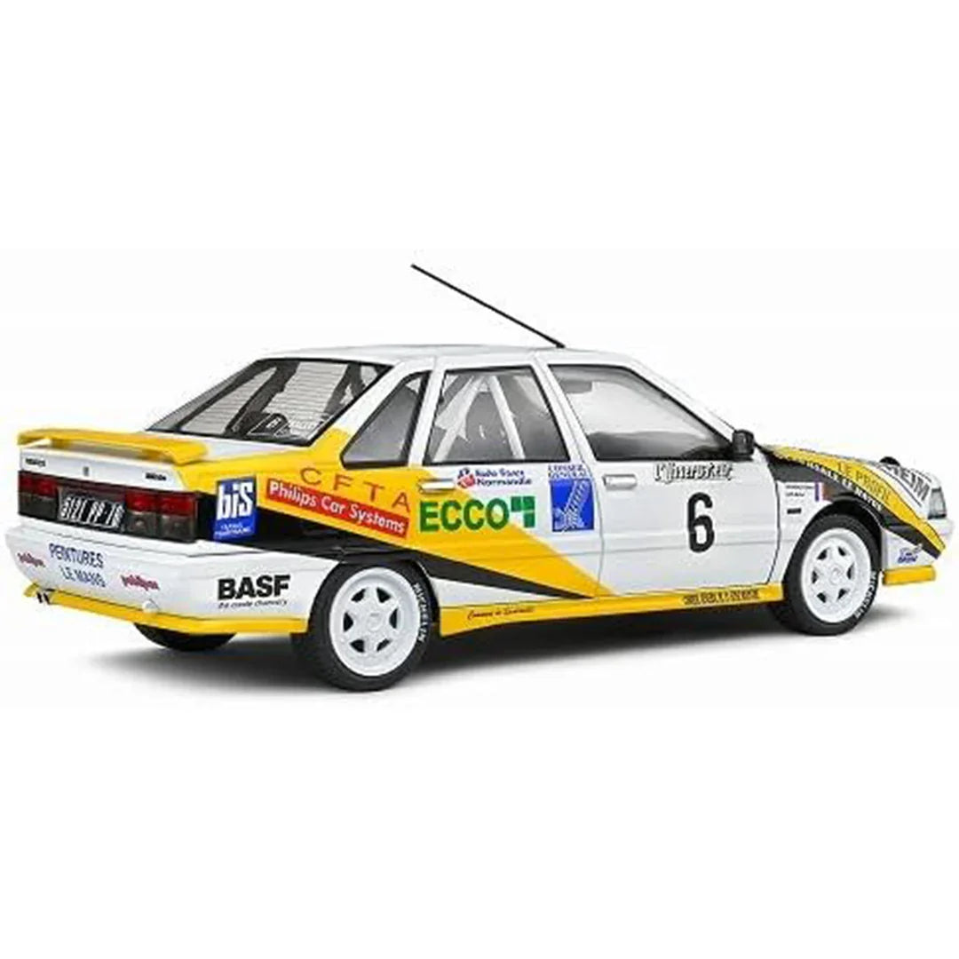 SOLIDO 1/18 Renault 21 Turbo Rallye Charlemagne 1991#6 Diecast model - Jaiman Toys