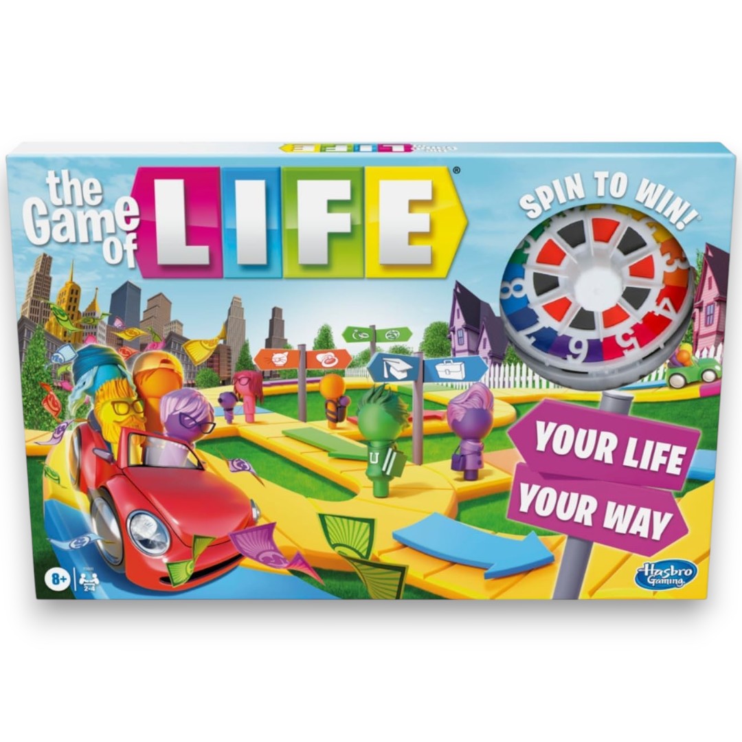Hasbro Gaming The Game of Life Board Game | Family Strategy Game for Kids & Adults | 2-4 Players | Ages 8+