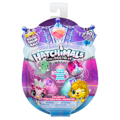 Hatchimals CollEGGtibles Royal Multipack with 4 Hatchimals and Accessories (multicolour)