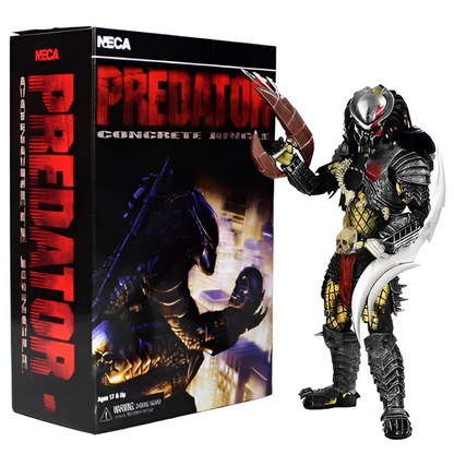 NECA Predator Action Figure Aliens VS Predator Concrete Jungle Model