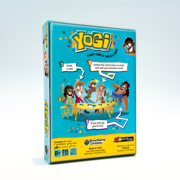 Yogi Party Game by Blue Orange Games – Hilarious Physical Party Game for 3–12 Players | Ages 8+