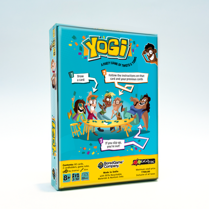 Yogi Party Game by Blue Orange Games – Hilarious Physical Party Game for 3–12 Players | Ages 8+