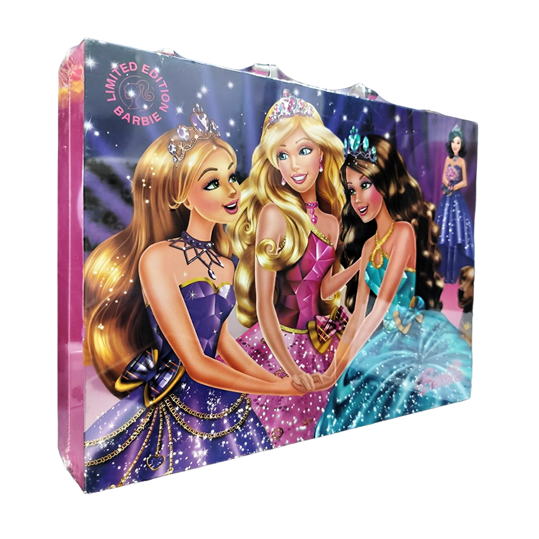 Barbie Colouring Kit, 50 pieces Art Drawing and Painting Sets