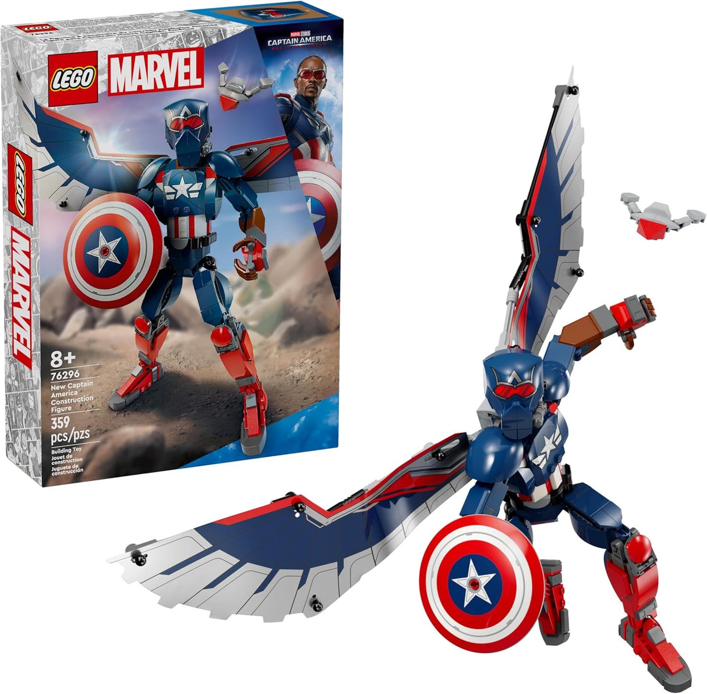 LEGO 76296 Marvel New Captain America Construction Figure