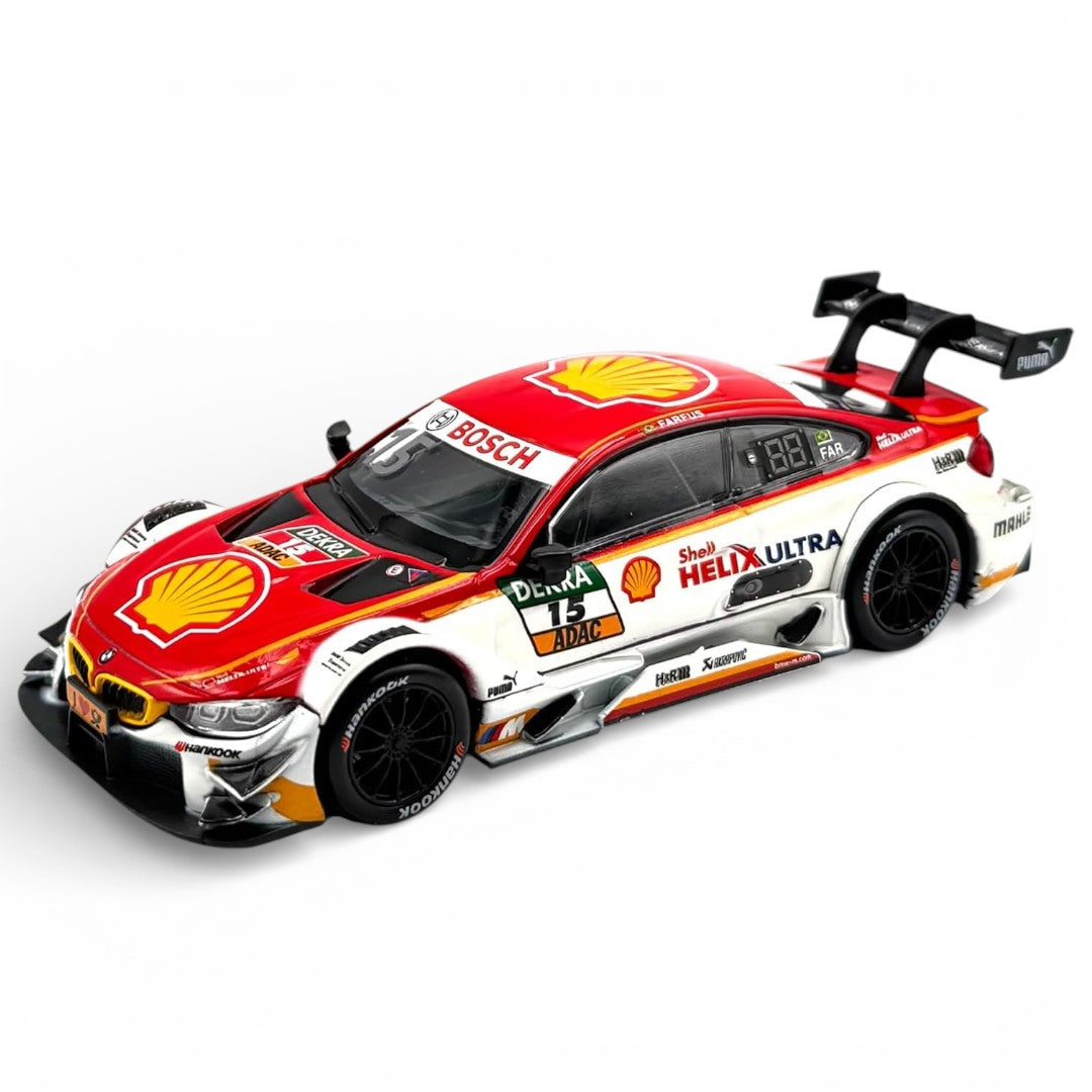 RMZ Hobby 1:32 BMW M4 DTM Die-Cast Model Car – Red |Pull Back, Openable Doors, Light & Sound (664999)