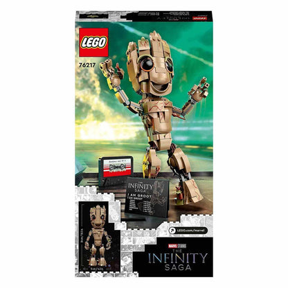 LEGO 76217 Marvel I am Groot Building Toy Set (476 Pieces)