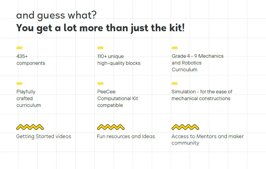 Yudu Play Dynamex – Foundational Mechanical Blocks Kit (435+ Components, Ages 8+) - Jaiman Toys