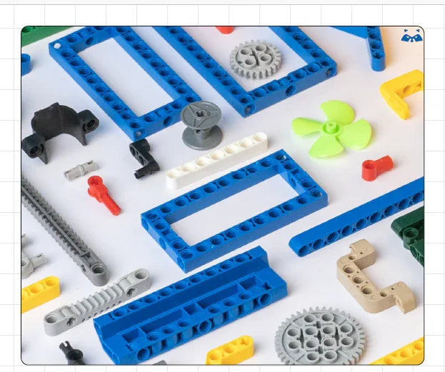 Yudu Play Dynamex – Foundational Mechanical Blocks Kit (435+ Components, Ages 8+) - Jaiman Toys