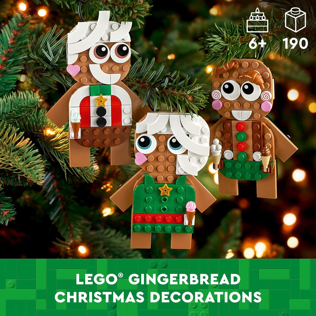 LEGO 40642 Gingerbread Ornaments Building Toy (190 Pieces)