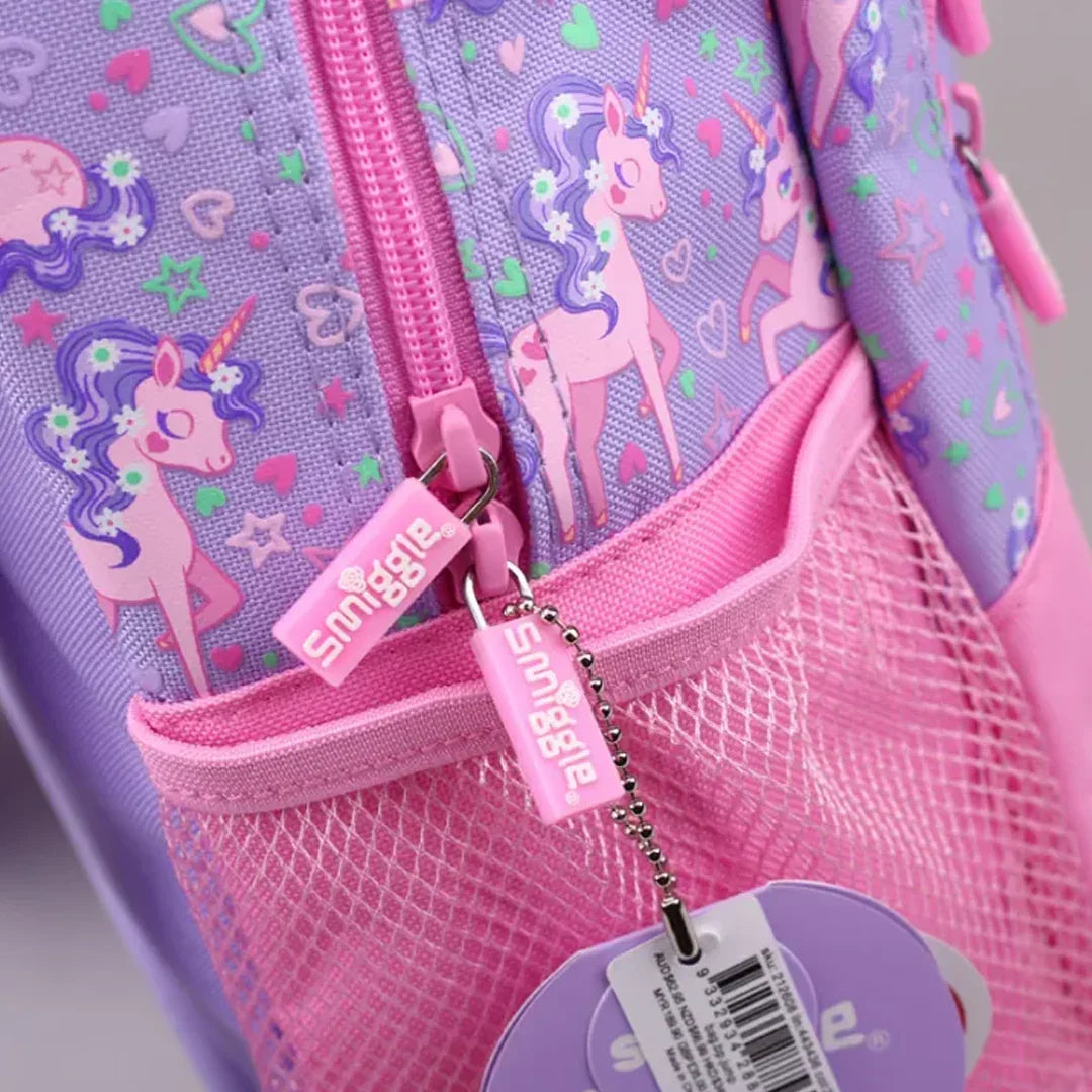 Smiggle Unicorn School Bag – Colorful Stylish 16 Inch Backpack