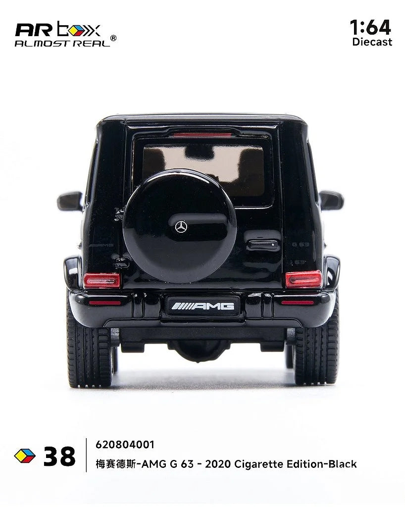 Almost Real 1:64 Mercedes-AMG G 63 (2020) Cigarette Edition Black Diecast Model Car | Premium Collectible SUV