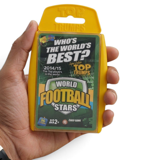 Top Trumps World Football Stars Card Game – 36 Cards, 2+ Players