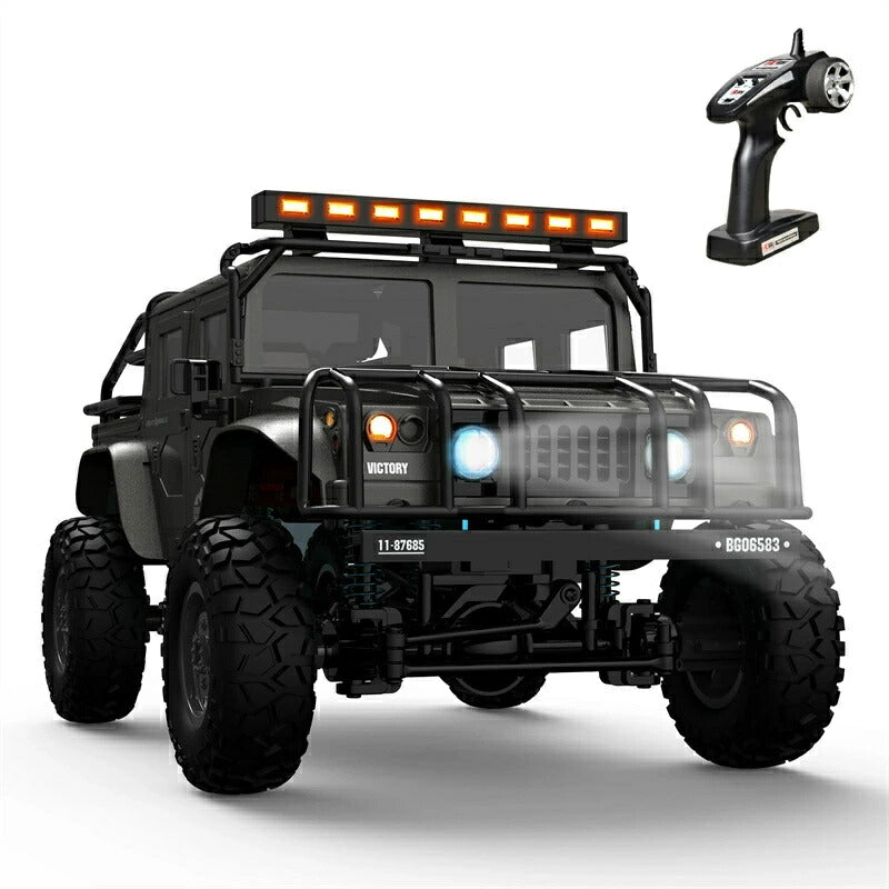 JJRC Q121 H1 HURTLE 1:12 Scale 4WD RC Crawler – Full Proportional Control Off-Road Truck (Grey)