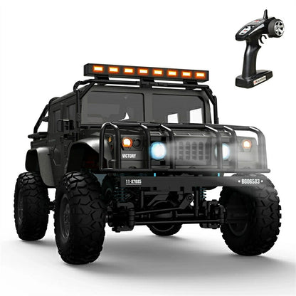 JJRC Q121 H1 HURTLE 1:12 Scale 4WD RC Crawler – Full Proportional Control Off-Road Truck (Grey)