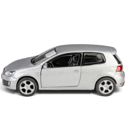 RMZ City Volkswagen Golf GTI 1:32 Scale Die-Cast Model Car – Collectible Sports Hatchback with Opening Doors, Pull-Back Action– 2 Colour Variants